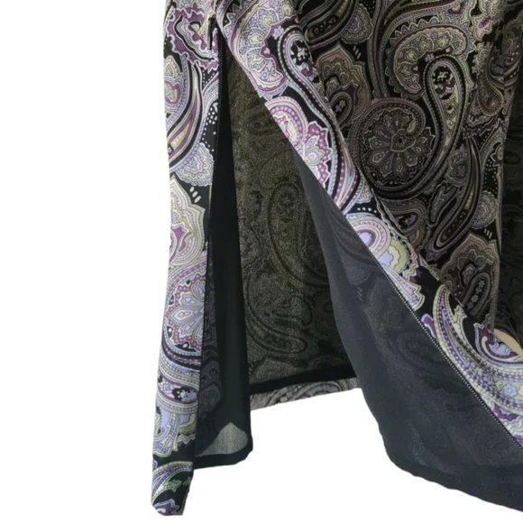 CASUAL CORNER ANNEX PAISLEY PATTERN SLEEVELESS TOP NWT SZ 14 - Picture 3 of 3